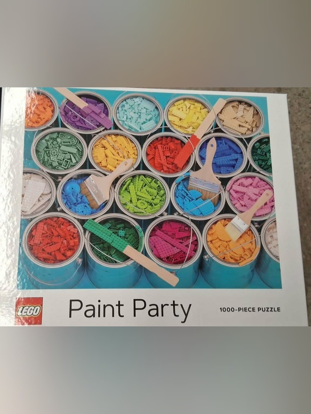 New Lego Paint Party 1000 Piece Puzzle